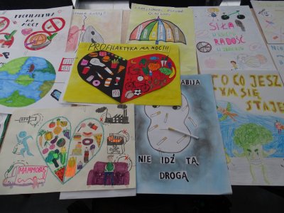 Konkurs plastyczny ˝Zdrowy styl życia˝ - Profilaktyka ma moc